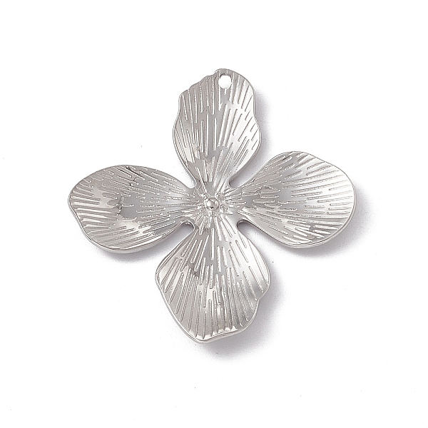PandaHall 304 Stainless Steel Pendants, Flower Charms, Stainless Steel Color, 45x42x3mm, Hole: 1.8mm 304 Stainless Steel Flower
PandaHall 304 Stainless Steel Pendants, Flower Charms, Stainless Steel Color, 45x42x3mm, Hole: 1.8mm 304 Stainless Steel Flower