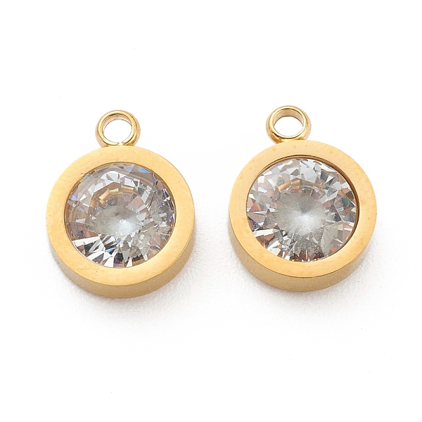 PandaHall 304 Stainless Steel Rhinestone Charms, Flat Round, Crystal, Golden, 12x9x4mm, Hole: 1.8mm Stainless Steel+Rhinestone Flat Round..., Clear
PandaHall 304 Stainless Steel Rhinestone Charms, Flat Round, Crystal, Golden, 12x9x4mm, Hole: 1.8mm Stainless Steel+Rhinestone Flat Round..., Clear