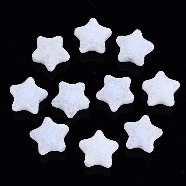 PandaHall Flocky Acrylic Beads, Bead in Bead, Star, Light Sky Blue, 15x16x9mm, Hole: 2mm Acrylic Star
PandaHall Flocky Acrylic Beads, Bead in Bead, Star, Light Sky Blue, 15x16x9mm, Hole: 2mm Acrylic Star