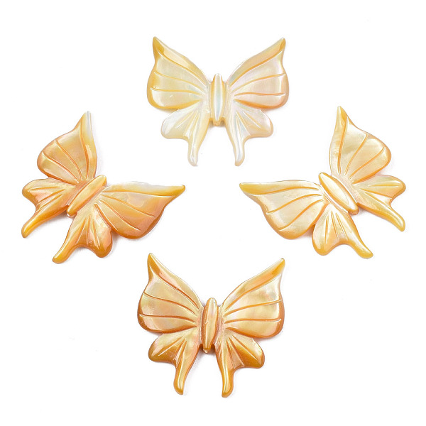 PandaHall Natural Yellow Shell Beads, Butterfly, 30x30x2mm, Hole: 0.8mm Yellow Shell Butterfly
PandaHall Natural Yellow Shell Beads, Butterfly, 30x30x2mm, Hole: 0.8mm Yellow Shell Butterfly