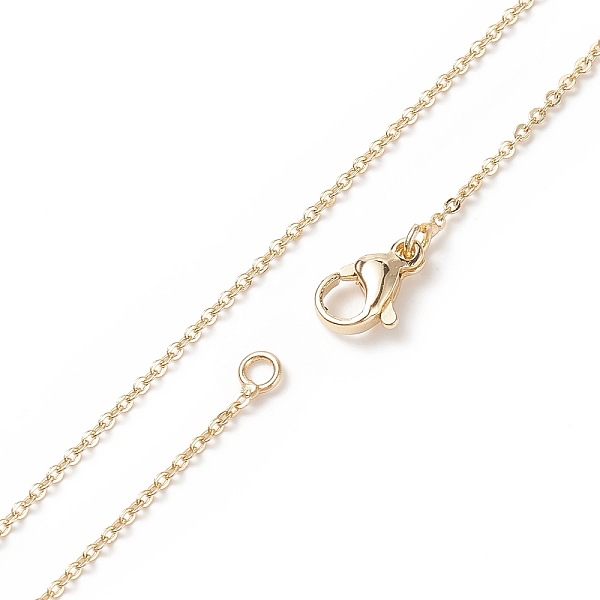 PandaHall Brass Chain Necklaces, Cross/Rolo Chain, with Lobster Claw Clasps, Real 18K Gold Plated, 17.7 inch(45cm) Brass
PandaHall Brass Chain Necklaces, Cross/Rolo Chain, with Lobster Claw Clasps, Real 18K Gold Plated, 17.7 inch(45cm) Brass