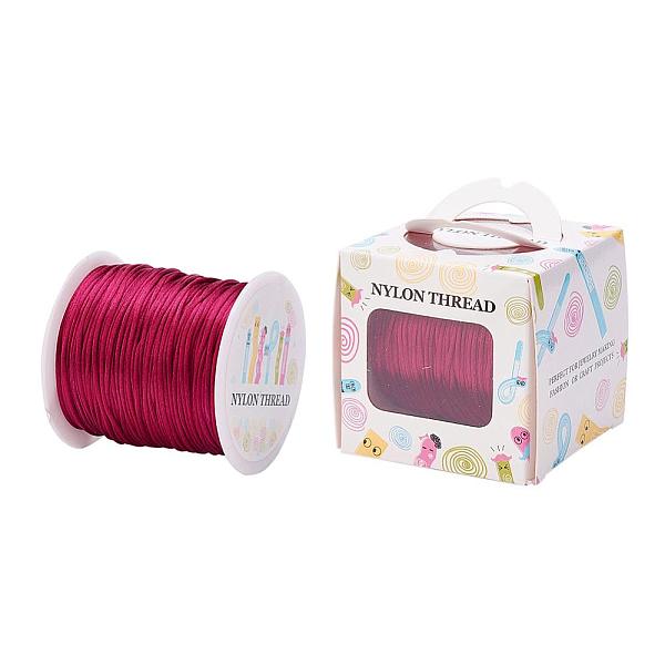 PandaHall Nylon Thread, Rattail Satin Cord, Dark Red, 1.5mm, about 100yards/roll(300 feet/roll) Nylon Red
PandaHall Nylon Thread, Rattail Satin Cord, Dark Red, 1.5mm, about 100yards/roll(300 feet/roll) Nylon Red