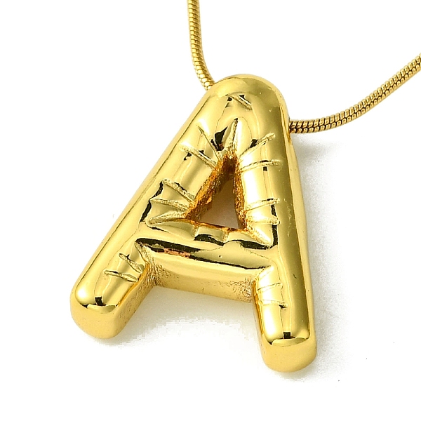 PandaHall Ion Plating(IP) Initial Letter 304 Stainless Steel Pendant Necklaces, Real 18K Gold Plated, Letter A, 15.91 inch(40.4cm), pendant...
PandaHall Ion Plating(IP) Initial Letter 304 Stainless Steel Pendant Necklaces, Real 18K Gold Plated, Letter A, 15.91 inch(40.4cm), pendant...