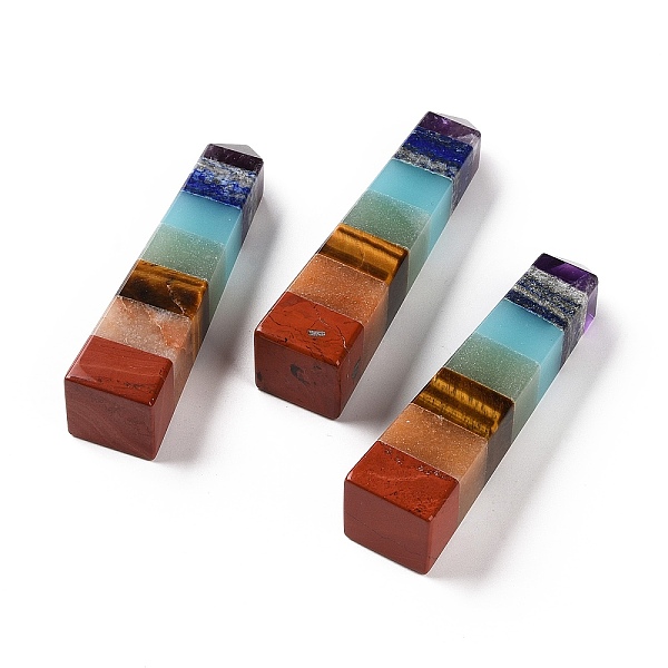 PandaHall 7 Chakra Natural Gemstone Home Display Decorations, Tower, 78~78.5x19.5~20x19.5~20mm Mixed Stone Others
PandaHall 7 Chakra Natural Gemstone Home Display Decorations, Tower, 78~78.5x19.5~20x19.5~20mm Mixed Stone Others