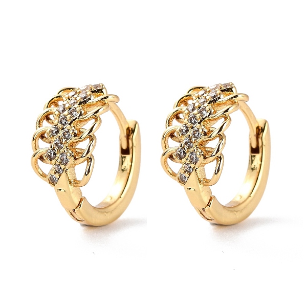 PandaHall Leaf Clear Cubic Zirconia Small Hoop Earrings for Women, Cadmium Free & Lead Free, Real 18K Gold Plated, 14x7.5mm, Pin: 0.8mm...
PandaHall Leaf Clear Cubic Zirconia Small Hoop Earrings for Women, Cadmium Free & Lead Free, Real 18K Gold Plated, 14x7.5mm, Pin: 0.8mm...