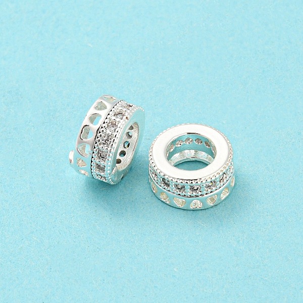 PandaHall Brass Micro Pave Cubic Zirconia European Beads, Large Hole Beads, Long-Lasting Plated, Lead Free & Cadmium Free, Hollow Column..., Clear
PandaHall Brass Micro Pave Cubic Zirconia European Beads, Large Hole Beads, Long-Lasting Plated, Lead Free & Cadmium Free, Hollow Column..., Clear