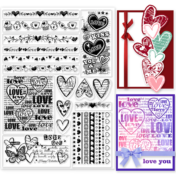 PandaHall PVC Stamps, for DIY Scrapbooking, Photo Album Decorative, Cards Making, Stamp Sheets, Film Frame, Heart, 21x14.8x0.3cm Plastic...
PandaHall PVC Stamps, for DIY Scrapbooking, Photo Album Decorative, Cards Making, Stamp Sheets, Film Frame, Heart, 21x14.8x0.3cm Plastic...