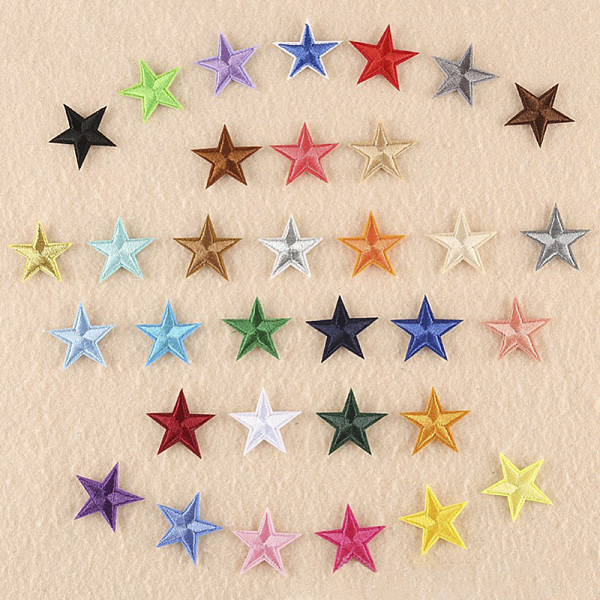 PandaHall Computerized Embroidery Cloth Iron on/Sew on Patches, Applique DIY Costume Accessory, Star, Mixed Color, 3x3cm Cloth Star..., Multicolor
PandaHall Computerized Embroidery Cloth Iron on/Sew on Patches, Applique DIY Costume Accessory, Star, Mixed Color, 3x3cm Cloth Star..., Multicolor