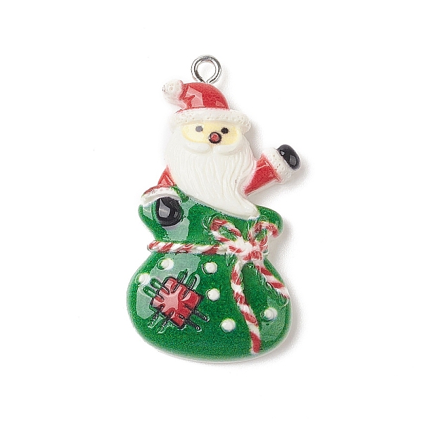 PandaHall Opaque Resin Pendants, Christmas Charms, with Platinum Tone Iron Loops, Santa Claus, 38.5x20.5x6mm, Hole: 1.8mm Iron+Resin Santa...
PandaHall Opaque Resin Pendants, Christmas Charms, with Platinum Tone Iron Loops, Santa Claus, 38.5x20.5x6mm, Hole: 1.8mm Iron+Resin Santa...