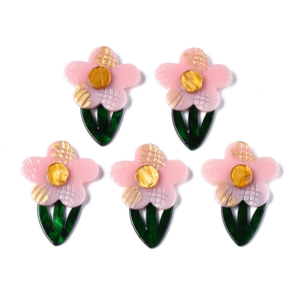 PandaHall Acrylic & Cellulose Acetate(Resin) Cabochons, Flower, Pink, 43x31x7mm Acrylic Flower Pink
PandaHall Acrylic & Cellulose Acetate(Resin) Cabochons, Flower, Pink, 43x31x7mm Acrylic Flower Pink
