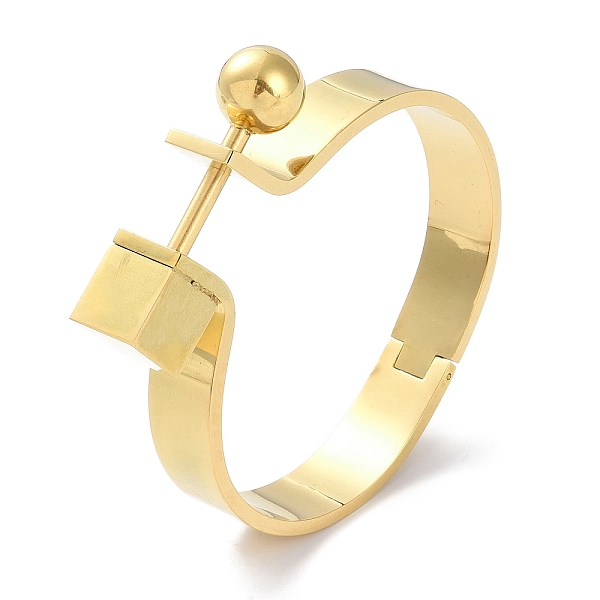 PandaHall Vacuum Plating Round Ball 304 Stainless Steel Hinged Bangles, Golden, 1/2 inch(1.15cm), Inner Diameter: 2-1/4x2-1/2 inch...
PandaHall Vacuum Plating Round Ball 304 Stainless Steel Hinged Bangles, Golden, 1/2 inch(1.15cm), Inner Diameter: 2-1/4x2-1/2 inch...