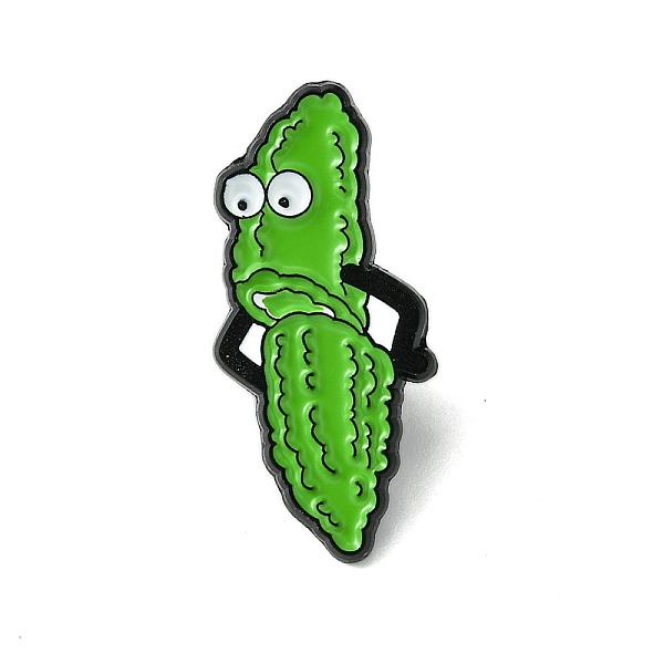 PandaHall Zinc Alloy Brooches, Enamel Pins, Black, Bitter Gourd, 26.5x12.5x1.5mm Alloy Other Plants
PandaHall Zinc Alloy Brooches, Enamel Pins, Black, Bitter Gourd, 26.5x12.5x1.5mm Alloy Other Plants