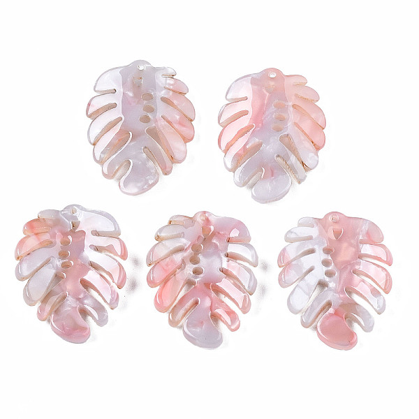 PandaHall Cellulose Acetate(Resin) Pendants, Leaf, Pearl Pink, 26x21x2.5mm, Hole: 1mm Cellulose Acetate Leaf
PandaHall Cellulose Acetate(Resin) Pendants, Leaf, Pearl Pink, 26x21x2.5mm, Hole: 1mm Cellulose Acetate Leaf