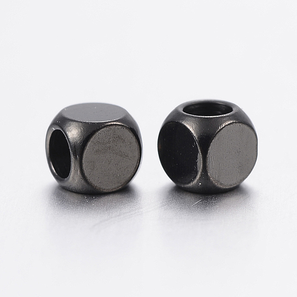 PandaHall 304 Stainless Steel Beads, Cube, Electrophoresis Black, 3x3x3mm, Hole: 2mm 304 Stainless Steel Cube
PandaHall 304 Stainless Steel Beads, Cube, Electrophoresis Black, 3x3x3mm, Hole: 2mm 304 Stainless Steel Cube