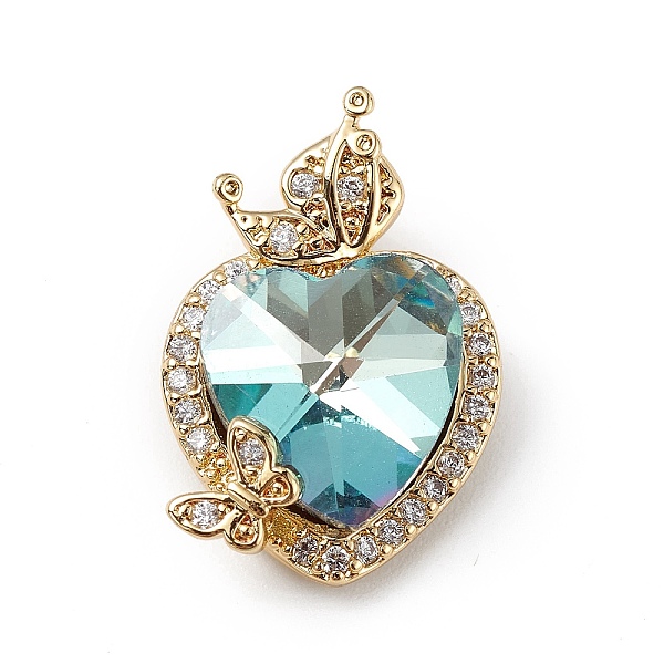 PandaHall Real 18K Gold Plated Rack Plating Brass Micro Pave Clear Cubic Zirconia Pendants, with Glass, Long-Lasting Plated, Cadmium Free &...
PandaHall Real 18K Gold Plated Rack Plating Brass Micro Pave Clear Cubic Zirconia Pendants, with Glass, Long-Lasting Plated, Cadmium Free &...
