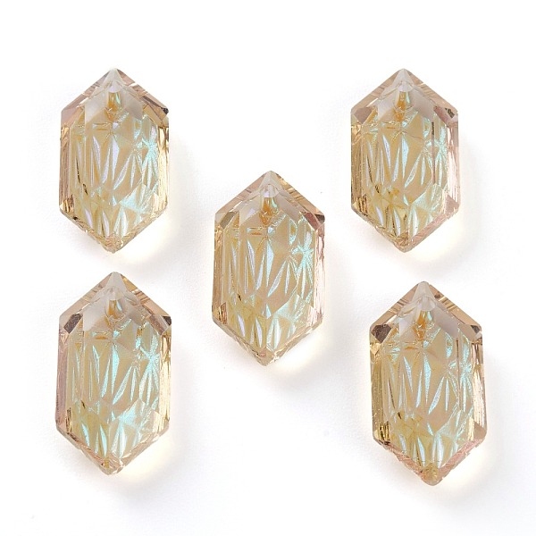 PandaHall Embossed Glass Rhinestone Pendants, Bicone, Faceted, Paradise Shine, 20x10x5.5mm, Hole: 1.6mm Glass Bicone Green
PandaHall Embossed Glass Rhinestone Pendants, Bicone, Faceted, Paradise Shine, 20x10x5.5mm, Hole: 1.6mm Glass Bicone Green
