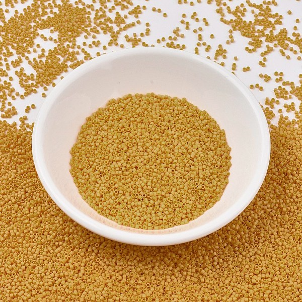 PandaHall MIYUKI Delica Beads, Cylinder, Japanese Seed Beads, 11/0, (DB2285) Matte Opaque Glazed Banana, 1.3x1.6mm, Hole: 0.8mm, about..., Orange
PandaHall MIYUKI Delica Beads, Cylinder, Japanese Seed Beads, 11/0, (DB2285) Matte Opaque Glazed Banana, 1.3x1.6mm, Hole: 0.8mm, about..., Orange