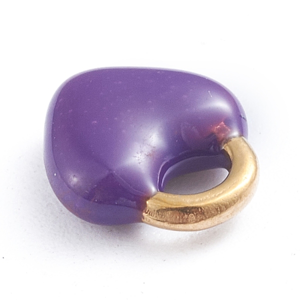 PandaHall Ion Plating(IP) 304 Stainless Steel Charms, Enamelled Sequins, Lock, Golden, Purple, 11x9.5x3.5mm, Hole: 3.5x2.5mm Stainless...
PandaHall Ion Plating(IP) 304 Stainless Steel Charms, Enamelled Sequins, Lock, Golden, Purple, 11x9.5x3.5mm, Hole: 3.5x2.5mm Stainless...