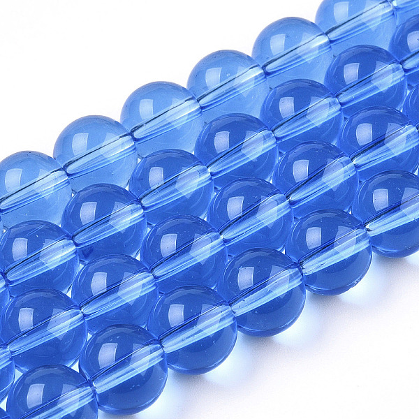 PandaHall Transparent Glass Beads Strands, Round, Royal Blue, 9.5~10mm, Hole: 1.5mm, about 40~42pcs/strand, 14.76~15.12 inch(37.5~38.4cm)...
PandaHall Transparent Glass Beads Strands, Round, Royal Blue, 9.5~10mm, Hole: 1.5mm, about 40~42pcs/strand, 14.76~15.12 inch(37.5~38.4cm)...
