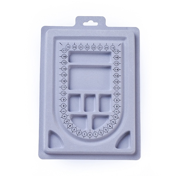 PandaHall Plastic Bead Design Boards, Rectangle, Light Grey, 23x15.6x1.3cm Plastic Gray
PandaHall Plastic Bead Design Boards, Rectangle, Light Grey, 23x15.6x1.3cm Plastic Gray
