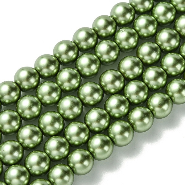 PandaHall Eco-Friendly Grade A Glass Pearl Beads, Pearlized, Round, Medium Sea Green, 8mm, Hole: 1.2~1.5mm, about 52pcs/Strand, 16''...
PandaHall Eco-Friendly Grade A Glass Pearl Beads, Pearlized, Round, Medium Sea Green, 8mm, Hole: 1.2~1.5mm, about 52pcs/Strand, 16''...