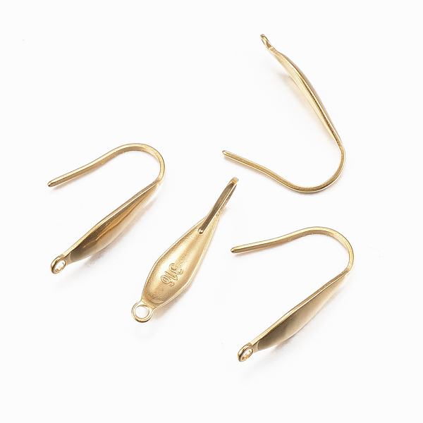 PandaHall Ion Plating(IP) 316 Surgical Stainless Steel Earring Hooks, with Vertical Loop, Golden, 19.5x4.5x1mm, Hole: 1.2mm 316 Surgical...
PandaHall Ion Plating(IP) 316 Surgical Stainless Steel Earring Hooks, with Vertical Loop, Golden, 19.5x4.5x1mm, Hole: 1.2mm 316 Surgical...