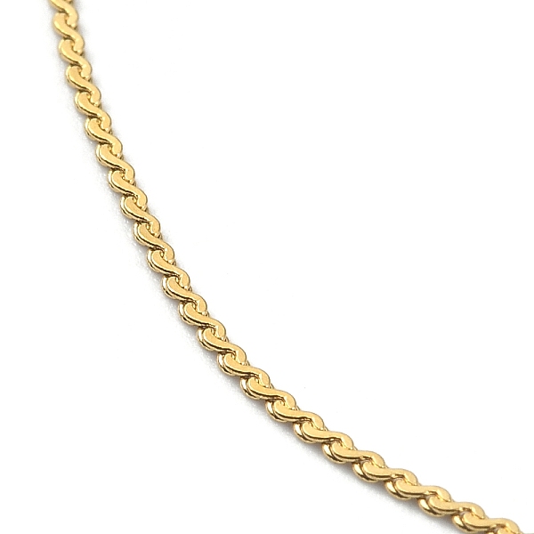 PandaHall Ion Plating(IP) 304 Stainless Steel Serpentine Chain Bracelets, Golden, 6-3/4 inch(17cm) 304 Stainless Steel
PandaHall Ion Plating(IP) 304 Stainless Steel Serpentine Chain Bracelets, Golden, 6-3/4 inch(17cm) 304 Stainless Steel