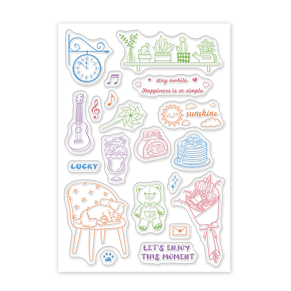 PandaHall PVC Plastic Stamps, for DIY Scrapbooking, Photo Album Decorative, Cards Making, Stamp Sheets, Flower Pattern, 16x11x0.3cm Plastic...
PandaHall PVC Plastic Stamps, for DIY Scrapbooking, Photo Album Decorative, Cards Making, Stamp Sheets, Flower Pattern, 16x11x0.3cm Plastic...