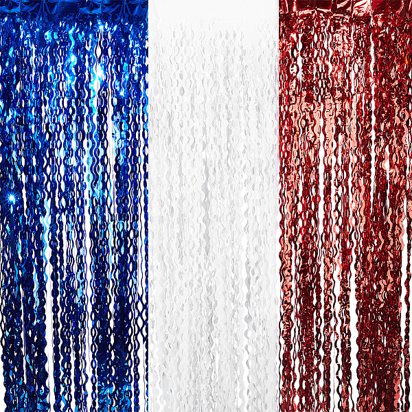 PandaHall 3Pcs 3 Colors Plastic Foil Fringe Curtains, Wavy Tinsel Wall Backdrops, for Birthday Wedding Party Christmas Baby Shower..., Multicolor
PandaHall 3Pcs 3 Colors Plastic Foil Fringe Curtains, Wavy Tinsel Wall Backdrops, for Birthday Wedding Party Christmas Baby Shower..., Multicolor