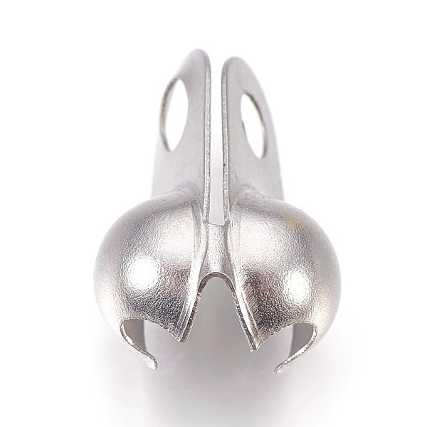 PandaHall 304 Stainless Steel Bead Tips, Calotte Ends, Clamshell Knot Cover, Stainless Steel Color, 14.5x8mm, Hole: 2.5mm, Inner Diameter...
PandaHall 304 Stainless Steel Bead Tips, Calotte Ends, Clamshell Knot Cover, Stainless Steel Color, 14.5x8mm, Hole: 2.5mm, Inner Diameter...