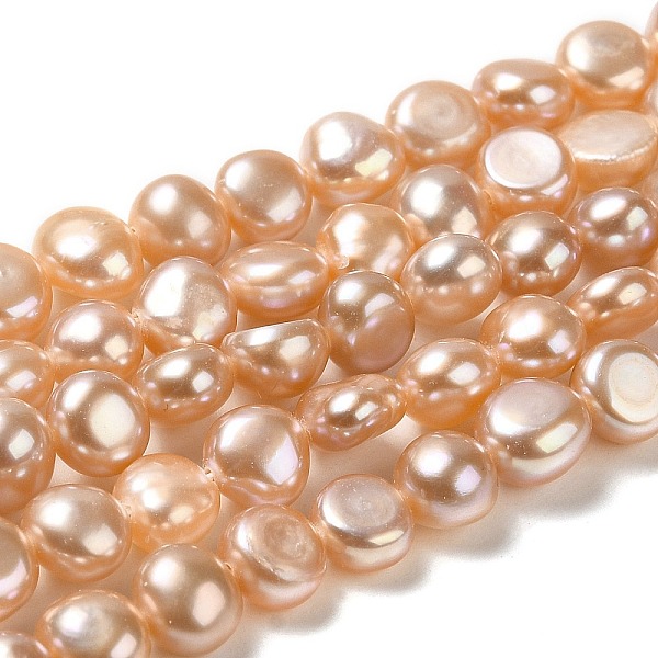 PandaHall Natural Cultured Freshwater Pearl Beads Strands, Two Sides Polished, Grade 6A+, PapayaWhip, 5~6x5.5~6x4.5~5mm, Hole: 0.6mm, about..., Orange
PandaHall Natural Cultured Freshwater Pearl Beads Strands, Two Sides Polished, Grade 6A+, PapayaWhip, 5~6x5.5~6x4.5~5mm, Hole: 0.6mm, about..., Orange