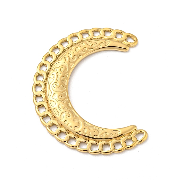 PandaHall 304 Stainless Steel Pendants, Moon Charm, Real 14K Gold Plated, 38x32.5x2.5mm, Hole: 1.5~2x1.2~1.5mm 304 Stainless Steel Moon
PandaHall 304 Stainless Steel Pendants, Moon Charm, Real 14K Gold Plated, 38x32.5x2.5mm, Hole: 1.5~2x1.2~1.5mm 304 Stainless Steel Moon