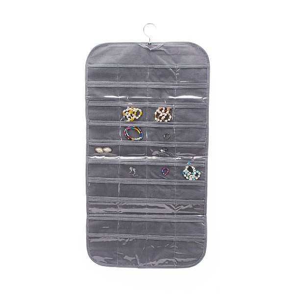 PandaHall Non-Woven Fabrics Jewelry Hanging Display Bags, Wall Shelf Wardrobe Storage Bags, with Rotating Hook and Transparent PVC 80 Grids..., Gray
PandaHall Non-Woven Fabrics Jewelry Hanging Display Bags, Wall Shelf Wardrobe Storage Bags, with Rotating Hook and Transparent PVC 80 Grids..., Gray