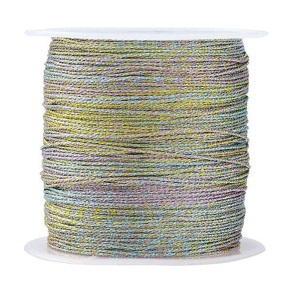 PandaHall 6-Ply Macaron Color Metallic Cord, for Jewelry Making, Round, Colorful, 0.4mm, about 54.68 Yards(50m)/Roll Metallic Cord
PandaHall 6-Ply Macaron Color Metallic Cord, for Jewelry Making, Round, Colorful, 0.4mm, about 54.68 Yards(50m)/Roll Metallic Cord