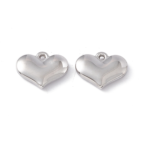 PandaHall 304 Stainless Steel Pendants, Heart Charms, Stainless Steel Color, 12x15x3mm, Hole: 1mm 304 Stainless Steel Heart
PandaHall 304 Stainless Steel Pendants, Heart Charms, Stainless Steel Color, 12x15x3mm, Hole: 1mm 304 Stainless Steel Heart