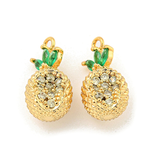 PandaHall Brass Micro Pave Cubic Zirconia Pendants, Real 18K Gold Plated, Clear, Pineapple, 15x8x7mm, Hole: 1mm Brass+Cubic Zirconia...
PandaHall Brass Micro Pave Cubic Zirconia Pendants, Real 18K Gold Plated, Clear, Pineapple, 15x8x7mm, Hole: 1mm Brass+Cubic Zirconia...
