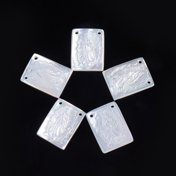 PandaHall Natural White Shell Pendants, Religion, Rectangle with Virgin Mary, 15.5x11.5x2.5mm, Hole: 1mm White Shell Rectangle White
PandaHall Natural White Shell Pendants, Religion, Rectangle with Virgin Mary, 15.5x11.5x2.5mm, Hole: 1mm White Shell Rectangle White
