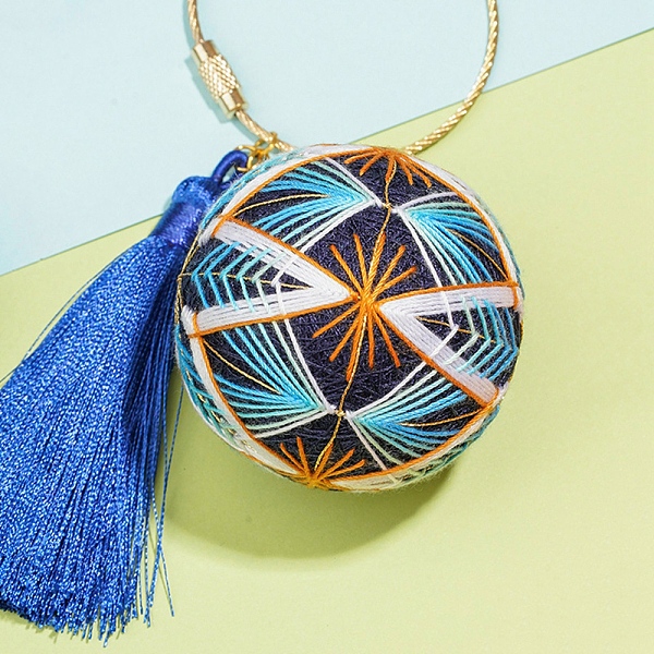 PandaHall DIY Embroidery Temari Ball Keychain Kits, Including Iron Needles, Tape Measure, Cotton Threads, Metallic Cord, Polyester Threads..., Blue
PandaHall DIY Embroidery Temari Ball Keychain Kits, Including Iron Needles, Tape Measure, Cotton Threads, Metallic Cord, Polyester Threads..., Blue