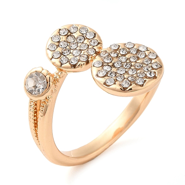 PandaHall Crystal Rhinestone Flat Round Open Cuff Rings, Alloy Ring for Women, Light Gold, Inner Diameter: 18mm Alloy+Rhinestone Flat Round..., Clear
PandaHall Crystal Rhinestone Flat Round Open Cuff Rings, Alloy Ring for Women, Light Gold, Inner Diameter: 18mm Alloy+Rhinestone Flat Round..., Clear