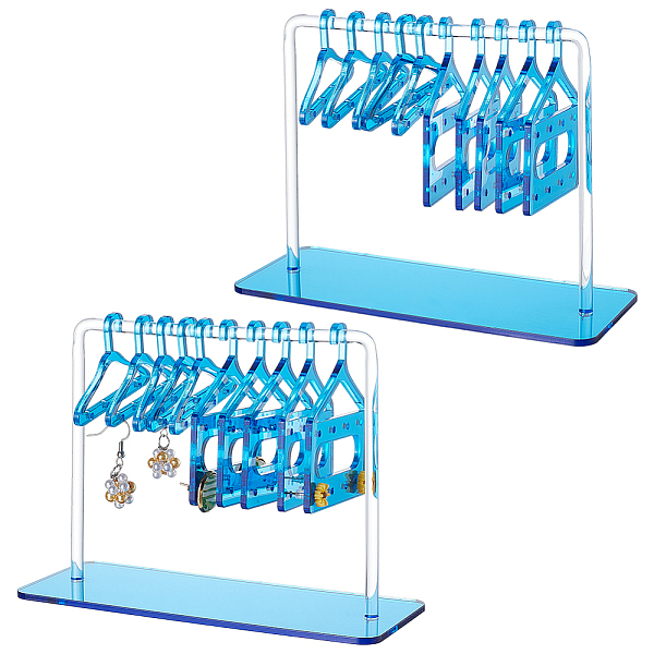 PandaHall 2 Sets Acrylic Earring Display Hanger Rack, Coat Hanger Shaped Earring Organizer Holder with 10Pcs 2 Styles Mini Hangers, Deep...
PandaHall 2 Sets Acrylic Earring Display Hanger Rack, Coat Hanger Shaped Earring Organizer Holder with 10Pcs 2 Styles Mini Hangers, Deep...