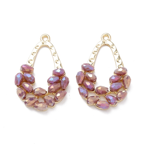 PandaHall Plastic Pendants, with Alloy Findings, Teardrop, Light Gold, Medium Orchid, 34x22x4.5mm, Hole: 2.5mm Alloy+Plastic Teardrop
PandaHall Plastic Pendants, with Alloy Findings, Teardrop, Light Gold, Medium Orchid, 34x22x4.5mm, Hole: 2.5mm Alloy+Plastic Teardrop