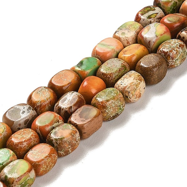 PandaHall Natural Dolomite Beads Strands, Dyed, Cuboid, Orange, 7~7.5x5~5.5x5~5.5mm, Hole: 1.2mm, about 55pcs/strand, 15.67~15.94 inch...
PandaHall Natural Dolomite Beads Strands, Dyed, Cuboid, Orange, 7~7.5x5~5.5x5~5.5mm, Hole: 1.2mm, about 55pcs/strand, 15.67~15.94 inch...