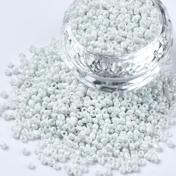 PandaHall Glass Seed Beads, Baking Paint, Round Hole, Round, Aqua, 2~3x1.5~2mm, Hole: 0.8mm, about 450g/Pound Glass Cyan
PandaHall Glass Seed Beads, Baking Paint, Round Hole, Round, Aqua, 2~3x1.5~2mm, Hole: 0.8mm, about 450g/Pound Glass Cyan