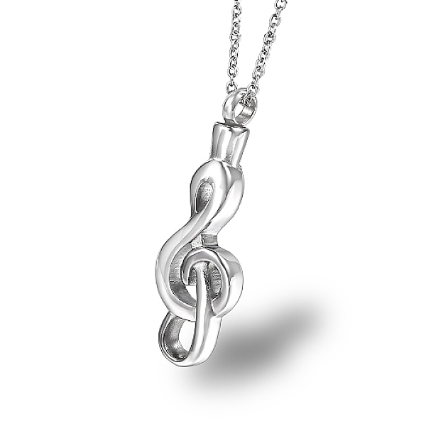PandaHall Musical Note Shape Stainless Steel Pendant Necklaces, Urn Ashes Necklaces, Stainless Steel Color, no size Stainless Steel Musical...
PandaHall Musical Note Shape Stainless Steel Pendant Necklaces, Urn Ashes Necklaces, Stainless Steel Color, no size Stainless Steel Musical...