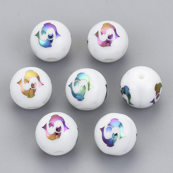 PandaHall Electroplate Glass Beads, Round with Constellations Pattern, Multi-color Plated, Pisces, 10mm, Hole: 1.2mm Glass Pisces
PandaHall Electroplate Glass Beads, Round with Constellations Pattern, Multi-color Plated, Pisces, 10mm, Hole: 1.2mm Glass Pisces