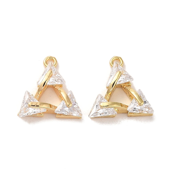 PandaHall Brass Micro Pave Clear Cubic Zirconia Charms, Triangle, Real 18K Gold Plated, 13x13x4mm, Hole: 1.2mm Brass+Cubic Zirconia Triangle...
PandaHall Brass Micro Pave Clear Cubic Zirconia Charms, Triangle, Real 18K Gold Plated, 13x13x4mm, Hole: 1.2mm Brass+Cubic Zirconia Triangle...