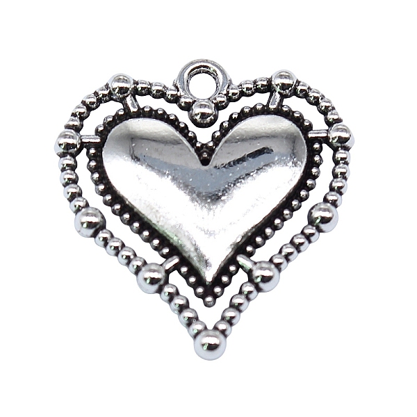 PandaHall Tibetan Style Alloy Pendants, Heart Charms, Antique Silver, 20x20mm Alloy Heart
PandaHall Tibetan Style Alloy Pendants, Heart Charms, Antique Silver, 20x20mm Alloy Heart