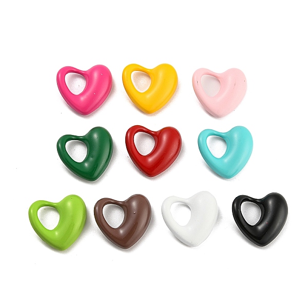 PandaHall Alloy Enamel Pendants, Heart, Mixed Color, 16x17x5mm, Hole: 6.5x7mm Alloy+Enamel Heart Multicolor
PandaHall Alloy Enamel Pendants, Heart, Mixed Color, 16x17x5mm, Hole: 6.5x7mm Alloy+Enamel Heart Multicolor