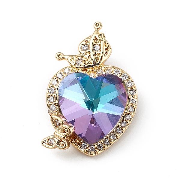PandaHall Real 18K Gold Plated Rack Plating Brass Micro Pave Clear Cubic Zirconia Pendants, with Glass, Long-Lasting Plated, Cadmium Free &...
PandaHall Real 18K Gold Plated Rack Plating Brass Micro Pave Clear Cubic Zirconia Pendants, with Glass, Long-Lasting Plated, Cadmium Free &...
