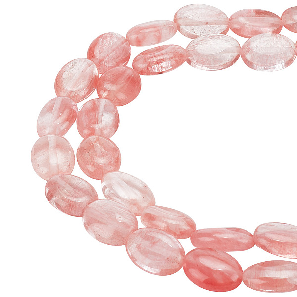 PandaHall ARRICRAFT 1 Strand Cherry Quartz Glass Beads Strands, Flat Oval, 13.5x9.5~10x5.5mm, Hole: 1mm, about 27~28pcs/strand...
PandaHall ARRICRAFT 1 Strand Cherry Quartz Glass Beads Strands, Flat Oval, 13.5x9.5~10x5.5mm, Hole: 1mm, about 27~28pcs/strand...